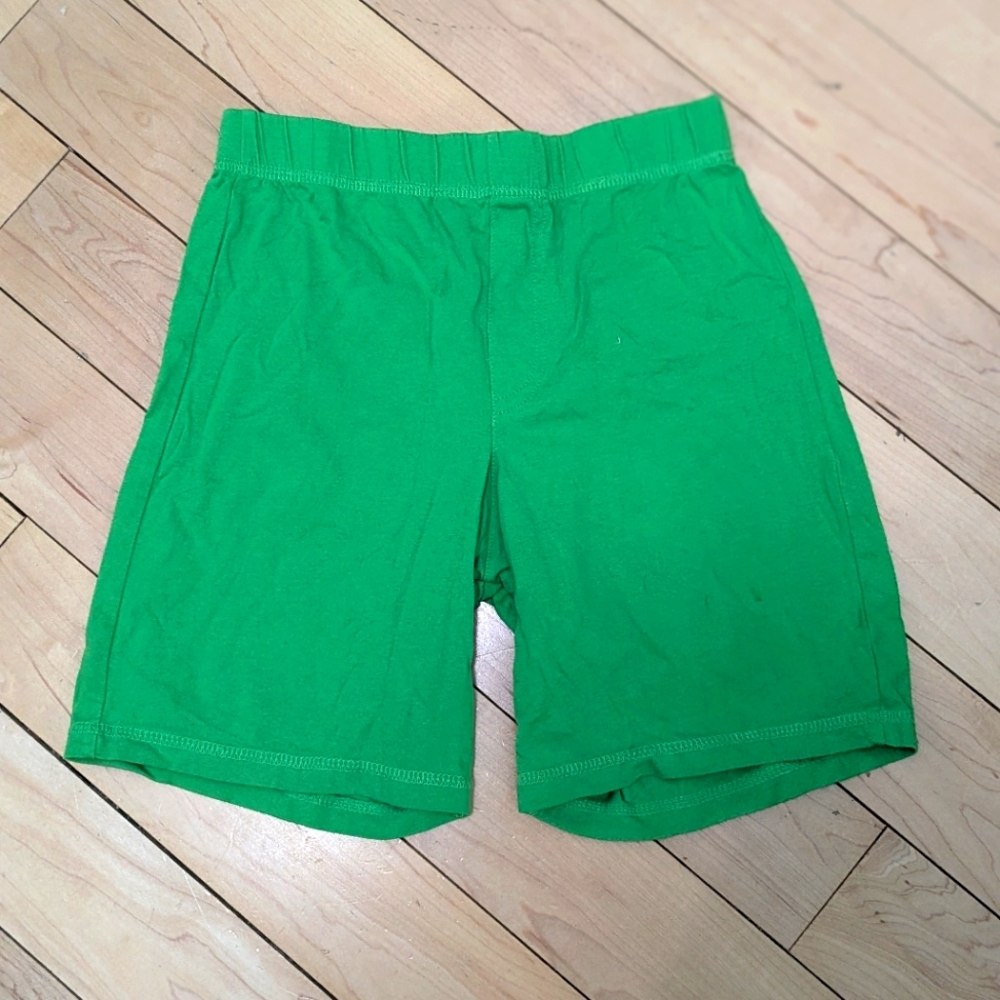Vibrant Green organic cotton Shorts